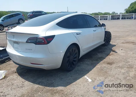 2023 Tesla Model 3 Performance Dual Motor All-Wheel Drive from USA, damaged, VIN 5YJ3E1EC7PF500160
